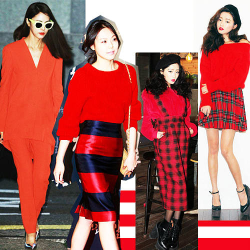 K-Fashion trend Accent a simple look with the colour red DECOR INDEX 100